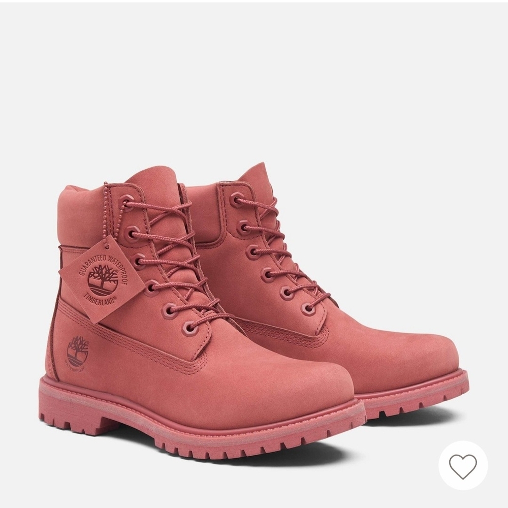 Timberland Women's Timberland Premium 6-Inch Waterproof Boot, Red Brick Nubuck